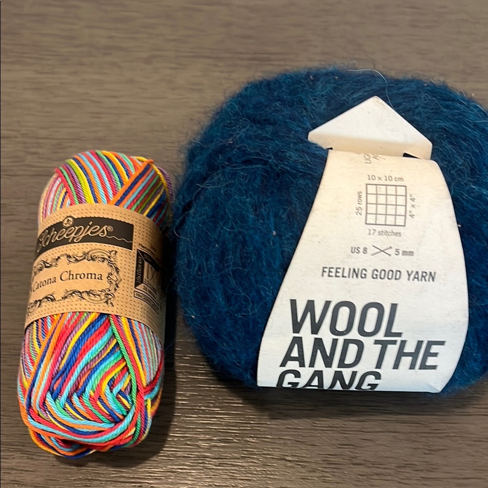 Blue Yarn Bundle